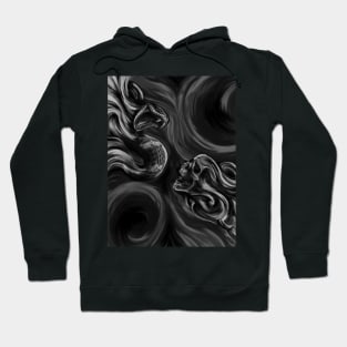 Skull & Snake (b&w) Hoodie